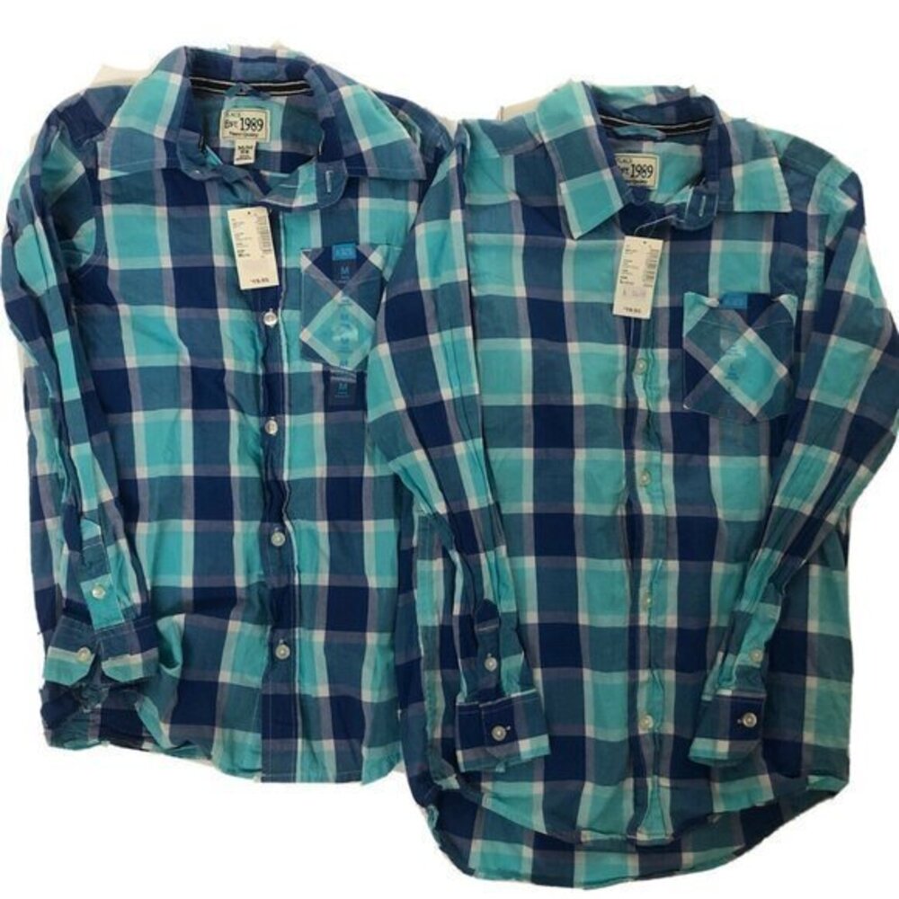 The Childrens Place Boys Shirts 10-12 & 7-8 Long S